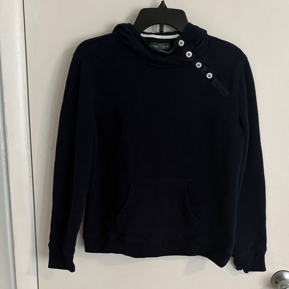 Ralph Lauren Midnight Blue Buttoned Hoodie - Picture 1 of 6